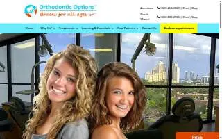 Orthodontic Options - Aventura website
