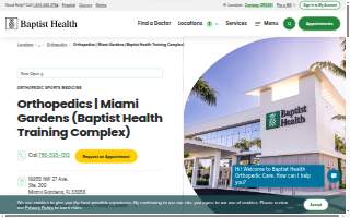Baptist Health Orthopedics | Miami Gardens (Baptist Health Training Complex) of Opa-locka