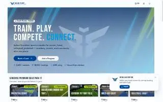 Blue Fury Sports Complex website