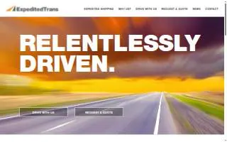 Expedited Trans website