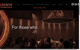 Firebrand Event Productions website