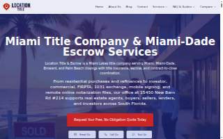 Location Title & Escrow, LLC of Opa-locka
