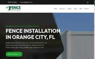 1Fence LLC website