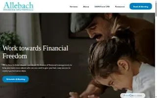 Allebach Financial Solutions website