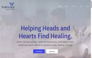 TruliMental Counseling website