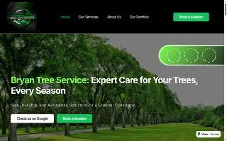 Bryan Tree Service Inc. website