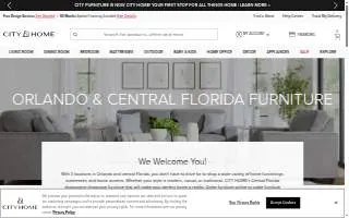 CITY Furniture of Orlando website