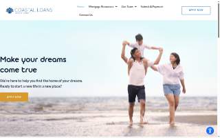 Coastal Loans, LLC website