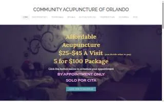 Community Acupuncture of Orlando website