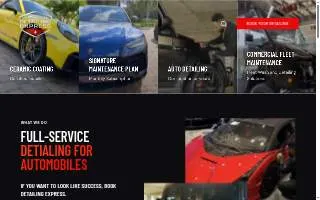 Detailing Express website