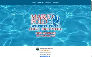 Marco Polo Pools, Inc. website