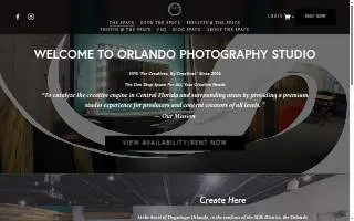 Orlando Photography Studio website
