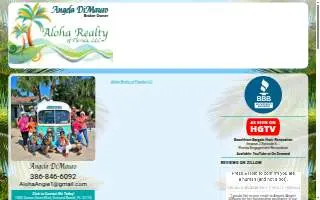 Aloha Realty of Florida website