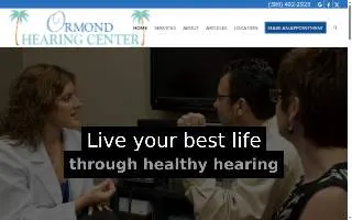 Ormond Hearing Center website