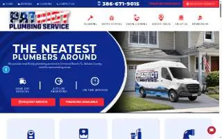 Patriot Plumbing Service website