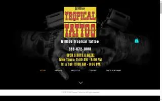 Tropical Tattoo Inc website