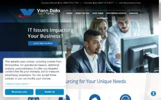 Vann Data Services of Ormond Beach website