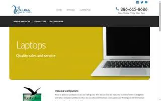 Volusia Computers website