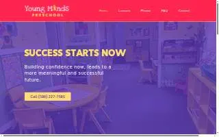 Young Minds Preschool website