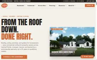 Certified Best Roofing website