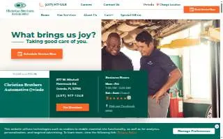 Christian Brothers Automotive of Oviedo website