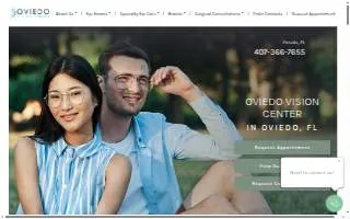 Oviedo Vision Center website