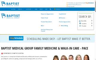 Baptist Medical Group Family Medicine & Walk-in Care - Pace