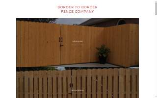 Border To Border Fence Company Inc.