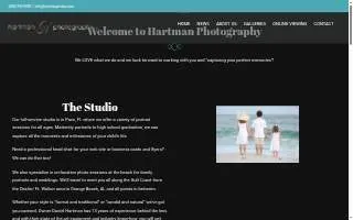 Hartman Photography website