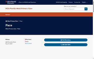 HCA Florida West Primary Care - Pace