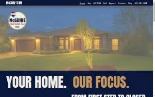 McGuire Real Estate Team website
