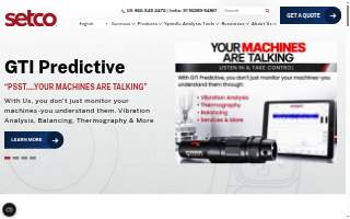 Setco Services website