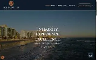 Lion Share Title LLC website