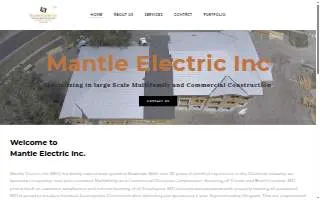 Mantle Electric website