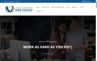 21st Century Web Design website