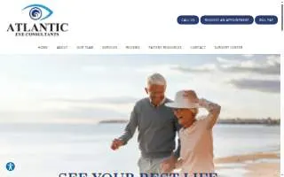Atlantic Eye Consultants website