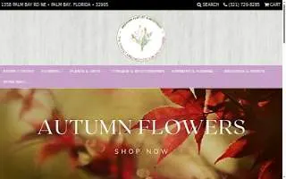 Brevard Florist & Boutique website