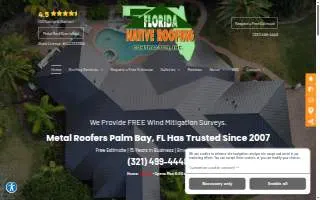 Florida Native Roofing, Inc. website