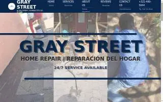 Gray Street Home Repair website