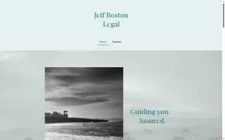 Jeff Boston Legal website