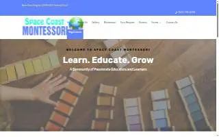 Space Coast Montessori website