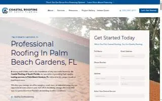 Coastal Roofing of South Florida website