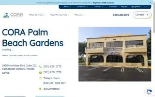 CORA Physical Therapy Palm Beach Gardens website