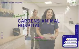 Gardens Animal Hospital of Palm Beach Gardens website