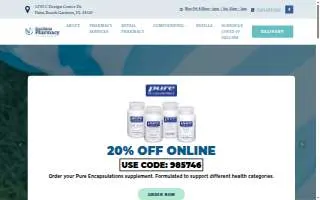 Gardens Pharmacy website