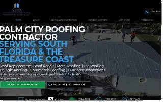 Asta Roofing Solutions, LLC website