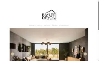 Baylee Deyon Design website