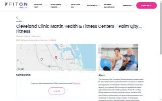 Cleveland Clinic Gym website