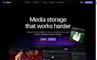 Shade Digital website