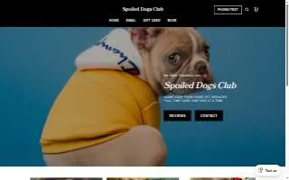 Spoiled Dogs Club - Palm City's Home away from Home pet services - One dog at a time website